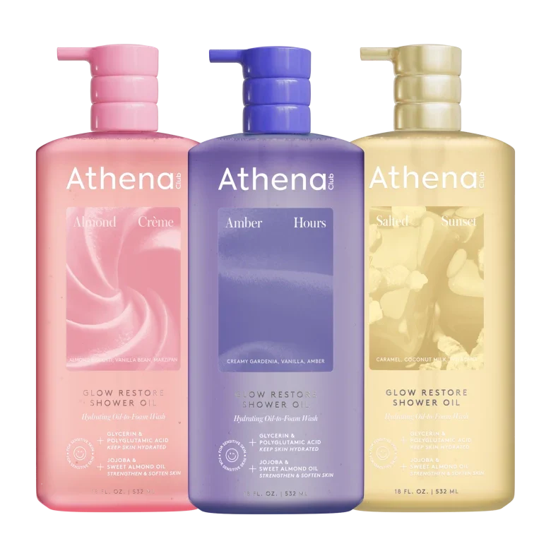 Glow Restore Shower Oil Trio D8
